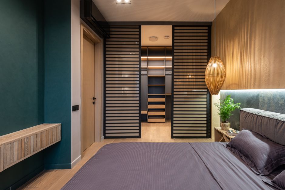 Sliding closet doors and interior upgrades